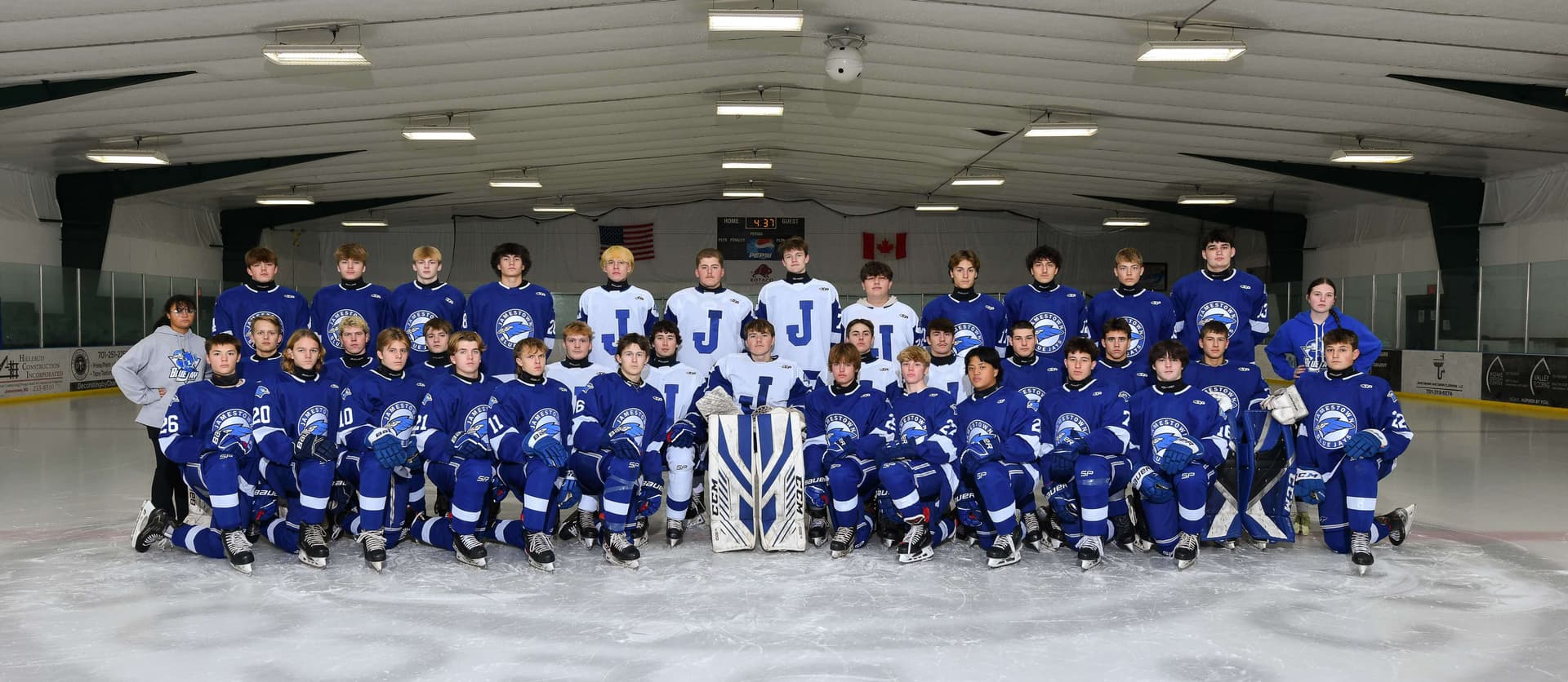 Jamestown High Boys Hockey Falls 3-0 to Mandan in Defensive Battle