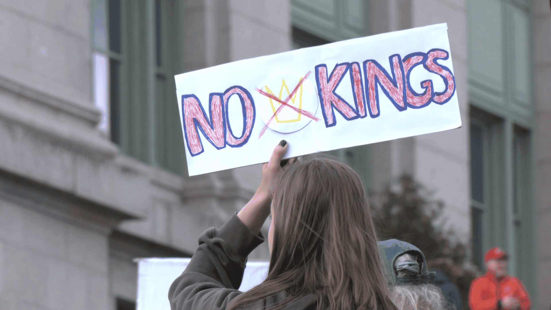 Thousands March Through Downtown Duluth in No Kings Day Demonstration