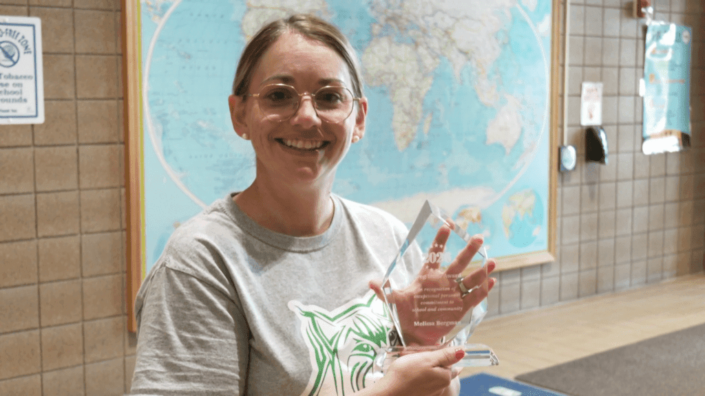Lakewood Elementary teacher Melissa Bergman wins Duluth's Greg Irons Award