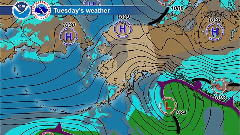 NWS Issues Winter Storm and Blizzard Warnings for North Slope Borough