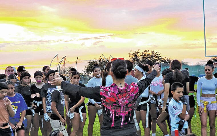Big Island Players Try Out for Team Hawaii Flag Football World Cup Squad