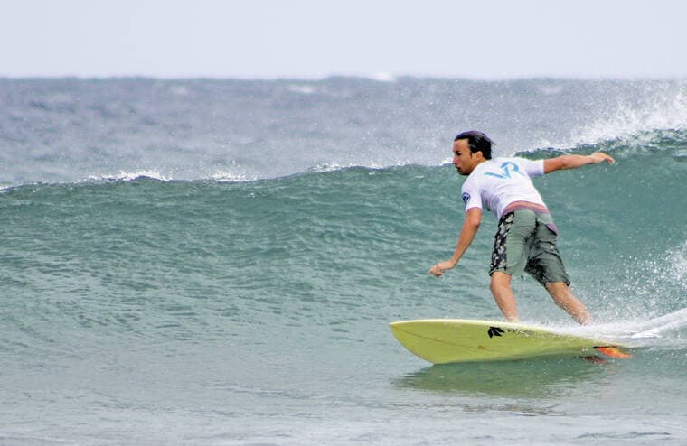 BIIF Surf Meet at Kohanaiki Draws Island High Schools Despite Blustery Conditions; Local Surfers Shine