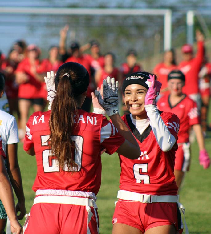 HPA, Konawaena win Big Island flag football titles, DII first ever