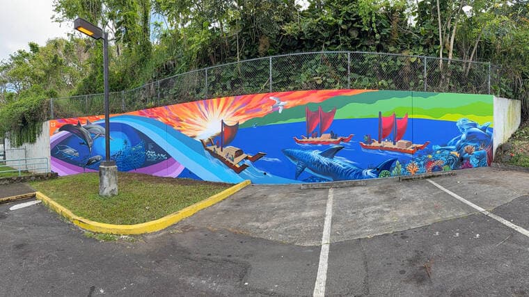 Captain Cook post office mural honors Kua and Kealakekua heritage