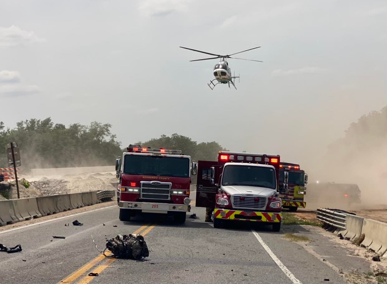 Three Hospitalized After Valentine's Day Crash on SR 50 in Hernando County