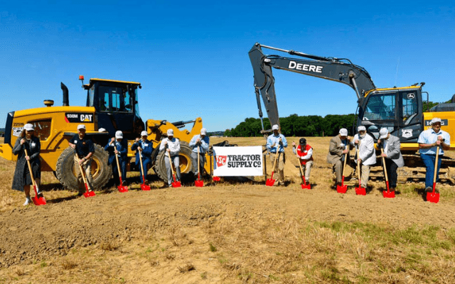 Tractor Supply Groundbreaking Brings Jobs, Retail to Denmark