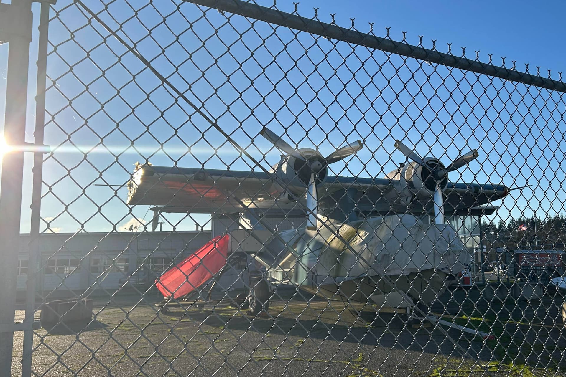 Historic PBY-5A Catalina airlifted to new Pacific Northwest Naval Air Museum site