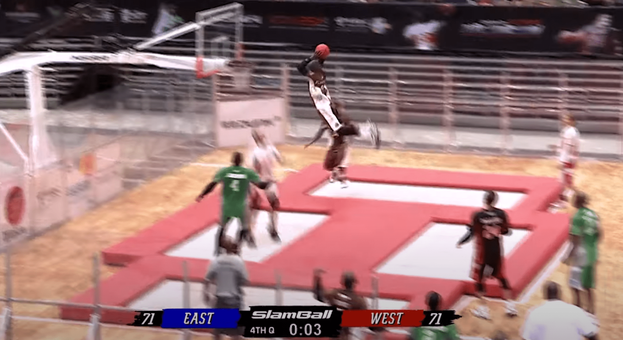 SlamBall Demands Explosiveness, Toughness, and Aerial Skill From Its Athletes