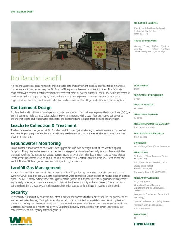 Rio Rancho Landfill Nearing Capacity, Los Lunas Quarry Eyed as Replacement