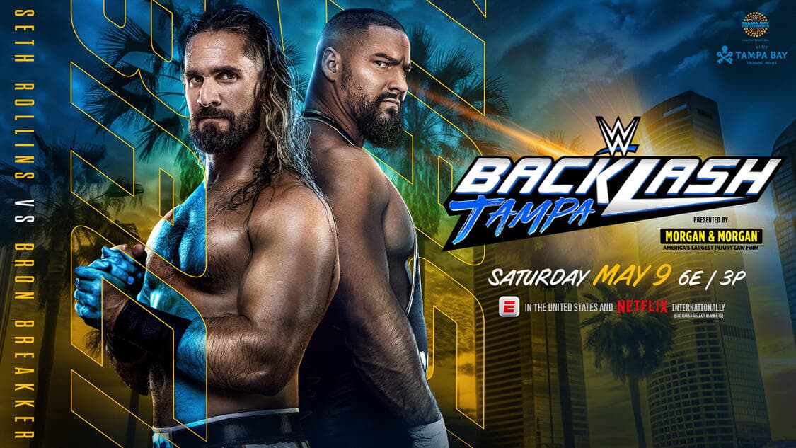 Seth Rollins vs. Bron Breakker set to open WWE Backlash 2026