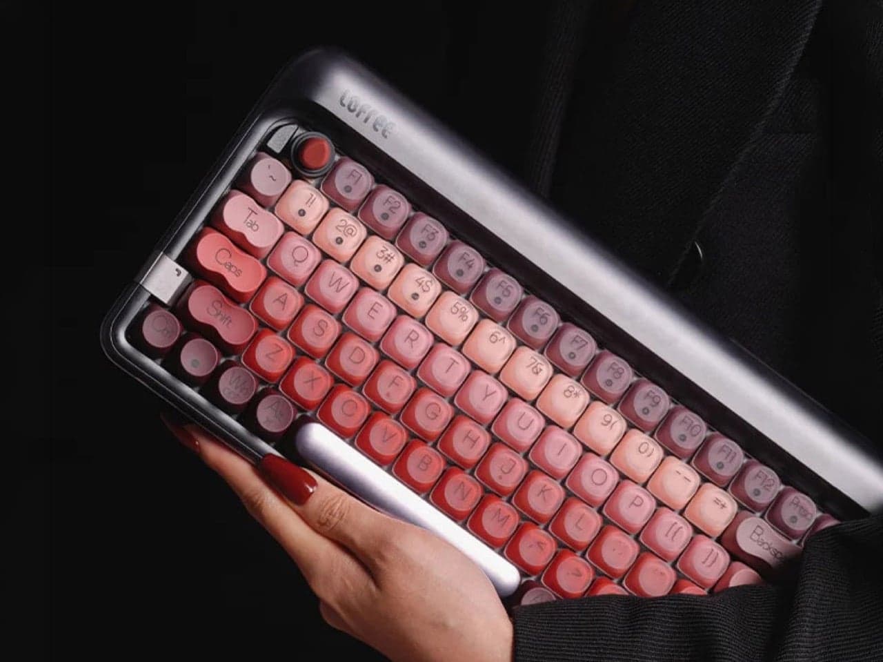 Lofree’s Lipstick keyboard turns desk vanity into a design statement