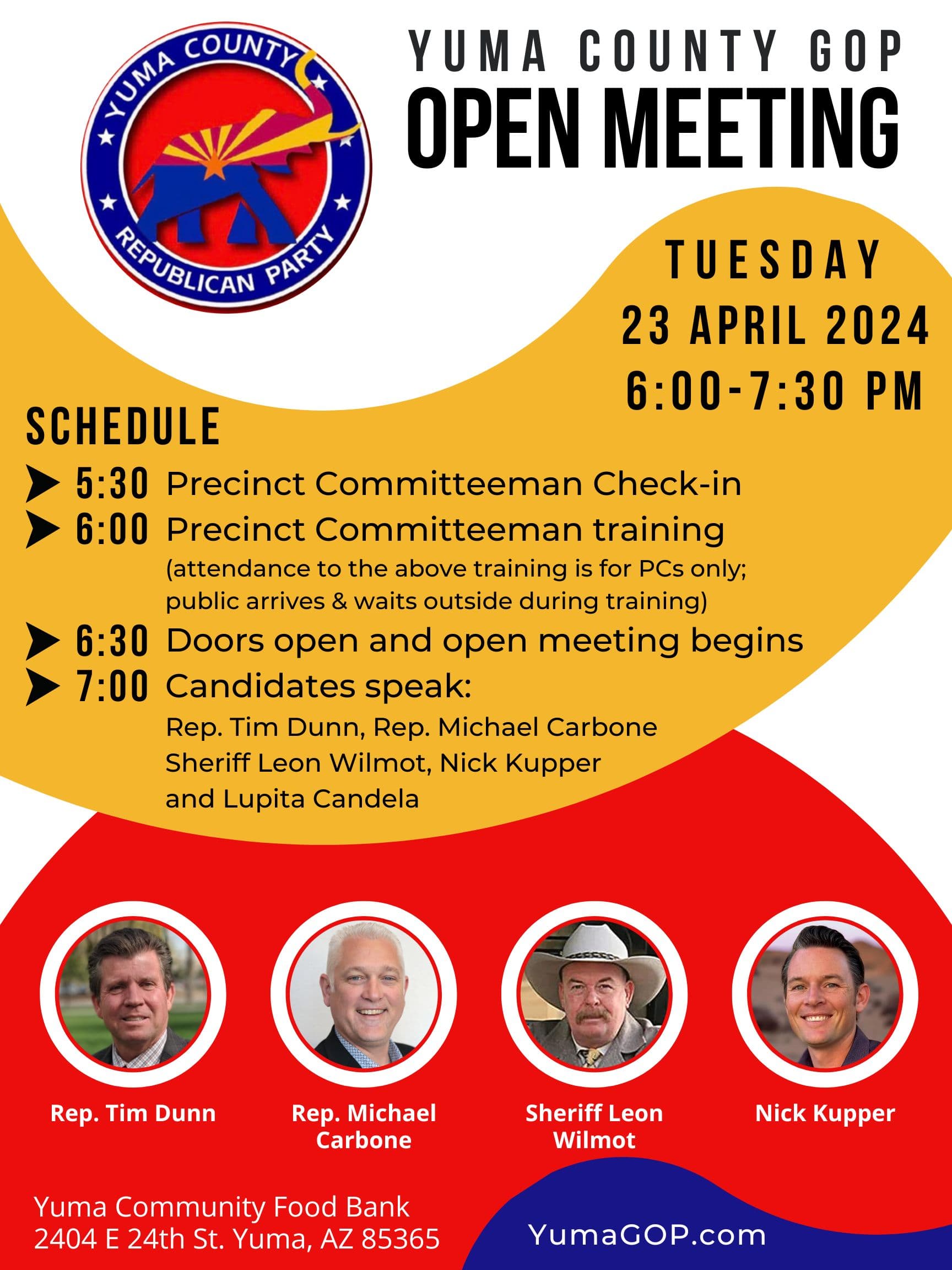 Yuma County Board Posted Agendas, Held December Regular Session