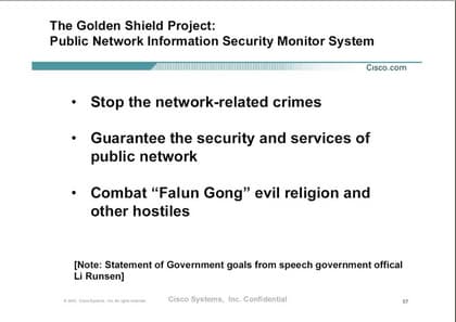 Supreme Court will decide whether Cisco faces liability for China surveillance