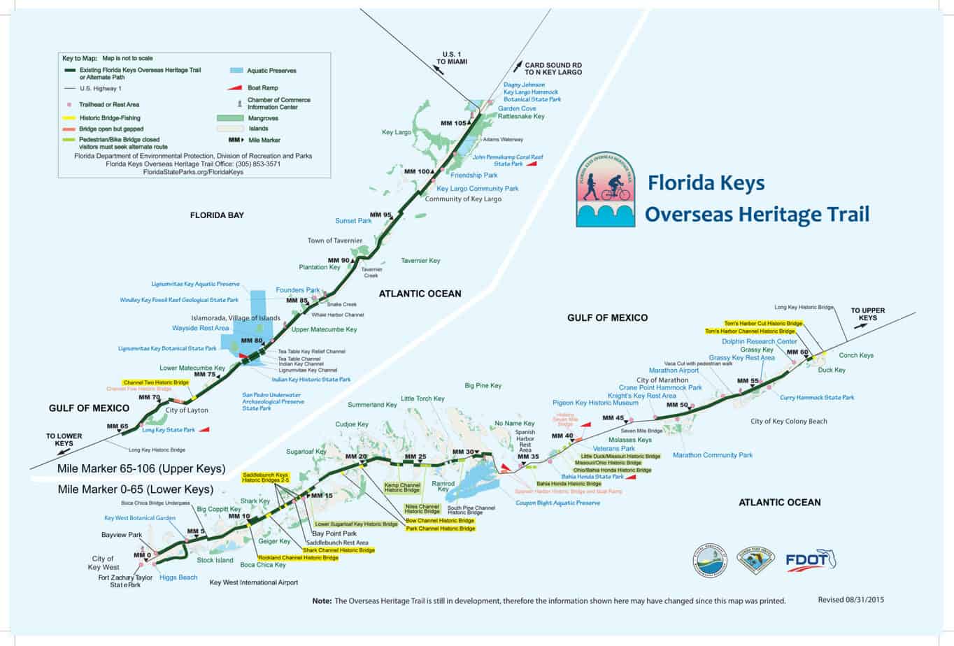 Florida Keys heritage trail links Key Largo to Key West