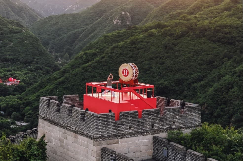 lululemon launches yoga festival at Beijing’s Great Wall