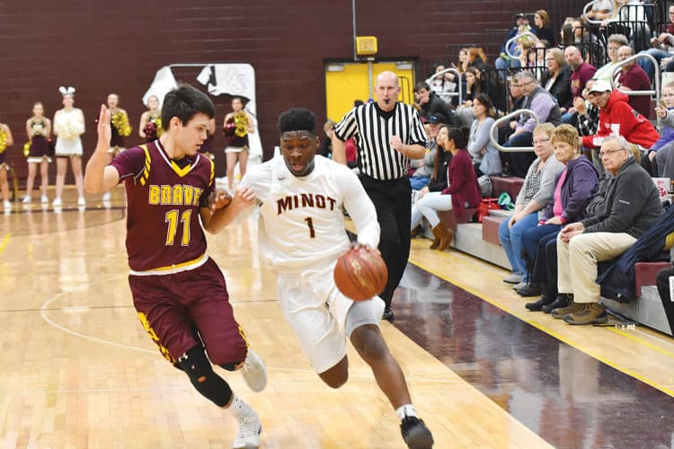 Minot’s Hot First Half Sends Jamestown Boys to Heavy Defeat