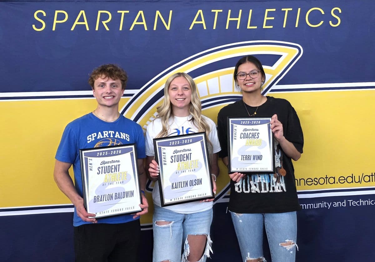 M State honors four Fergus Falls student-athletes at awards banquet