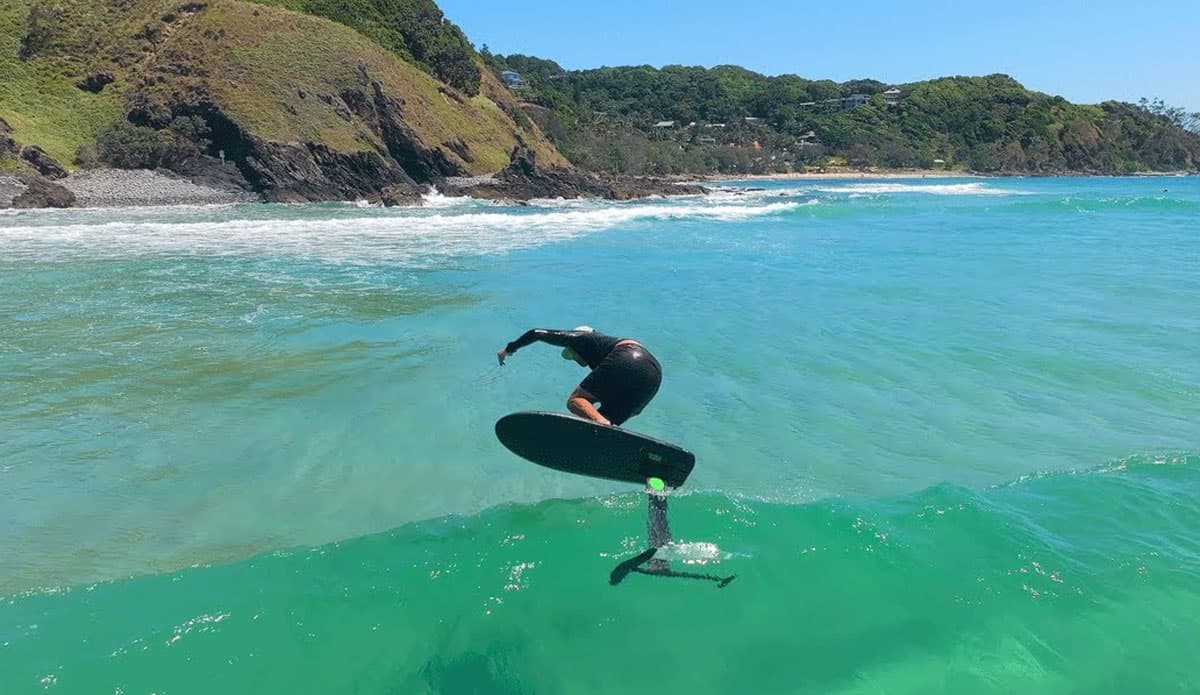Adam Bennetts showcases stylish foil surfing in near-perfect empty waves
