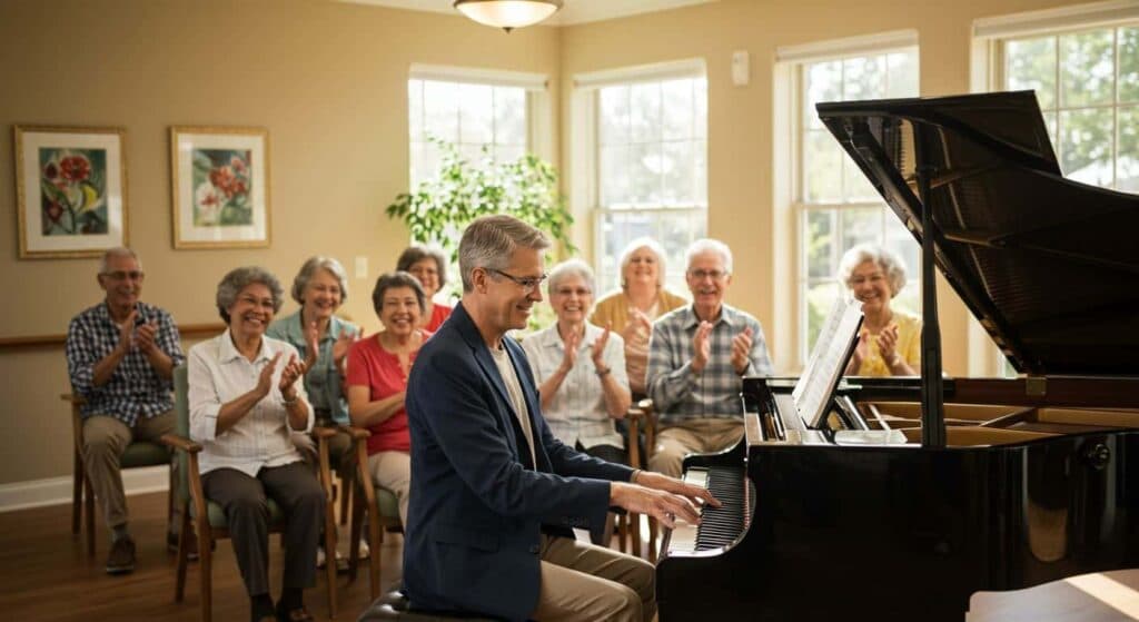 Local Piano Recital Brings Community Together at Blackduck Senior Center
