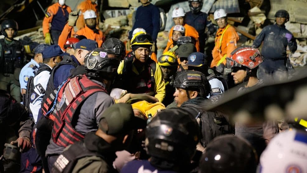 Venezuela earthquakes trigger emergency response and rescue operations