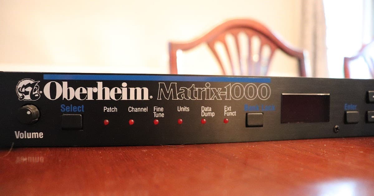 Vintage Oberheim Matrix 1000 Appears on eBay via Community Repost