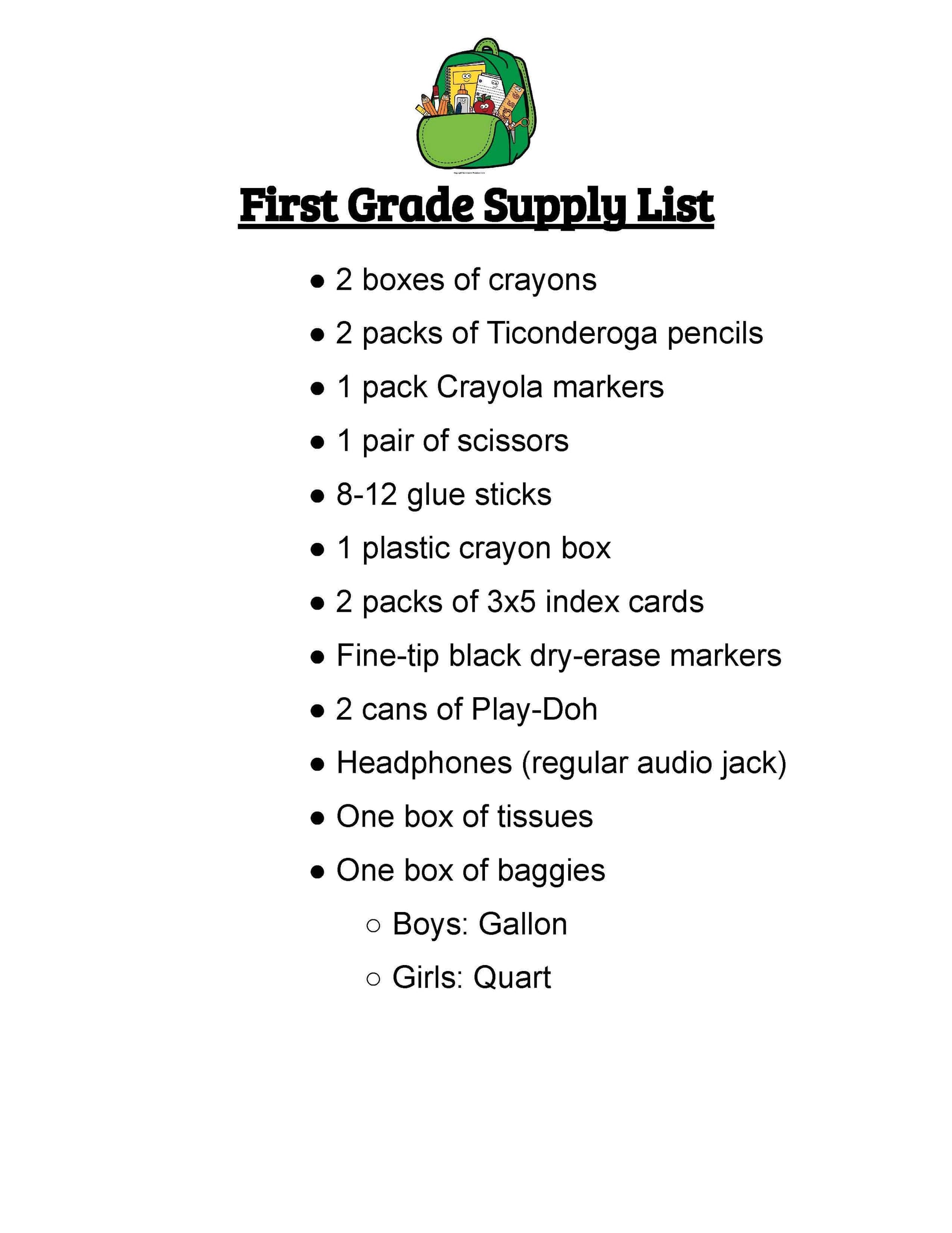 Vinton County schools update supply lists ahead of back-to-school shopping