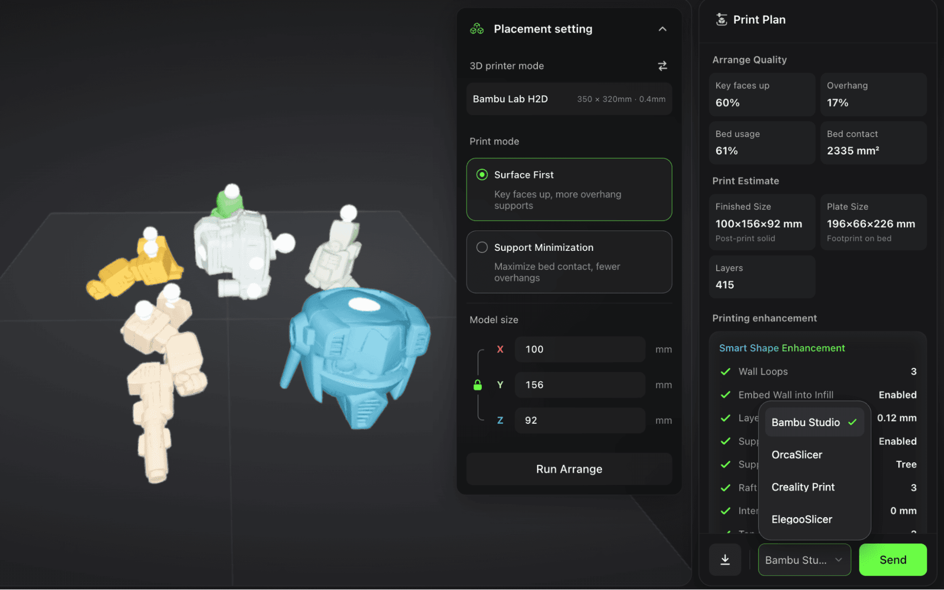 Hi3D turns a text prompt into a printable 3MF project in minutes