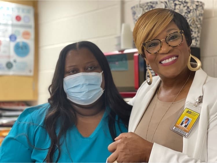 Allendale County Schools honors two nurses during Nurses Week
