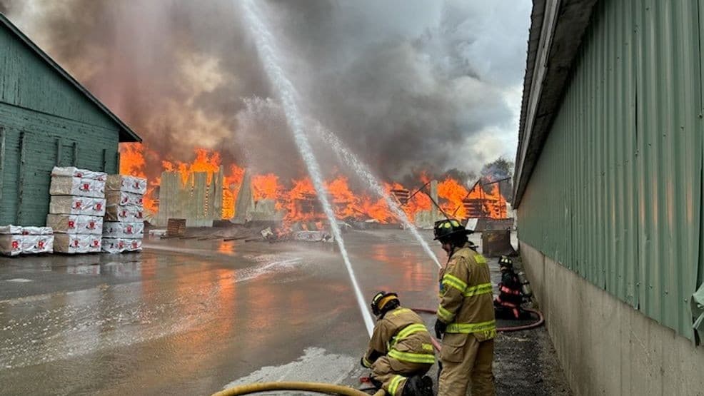 Explosion at Maine lumber mill injures 11, kills firefighter