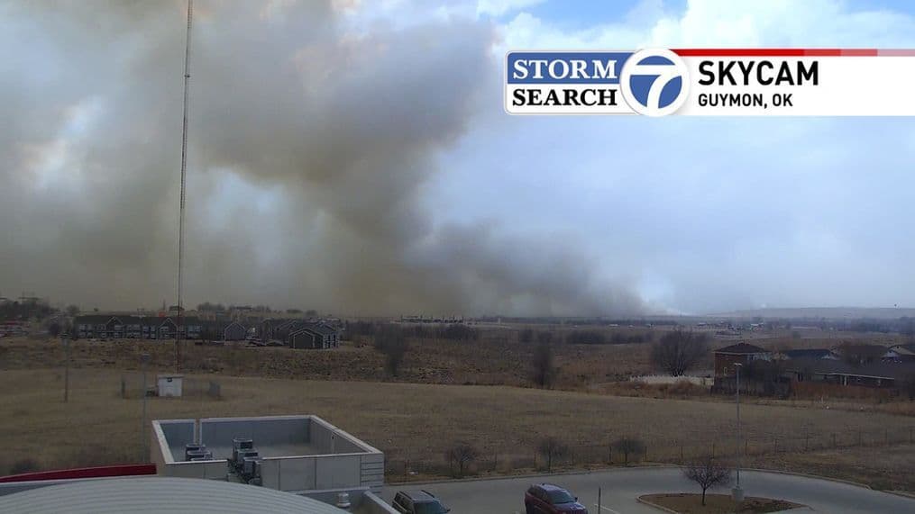 Oklahoma State EOC Activates as 58 mph Guymon, 54 mph Hooker Gusts