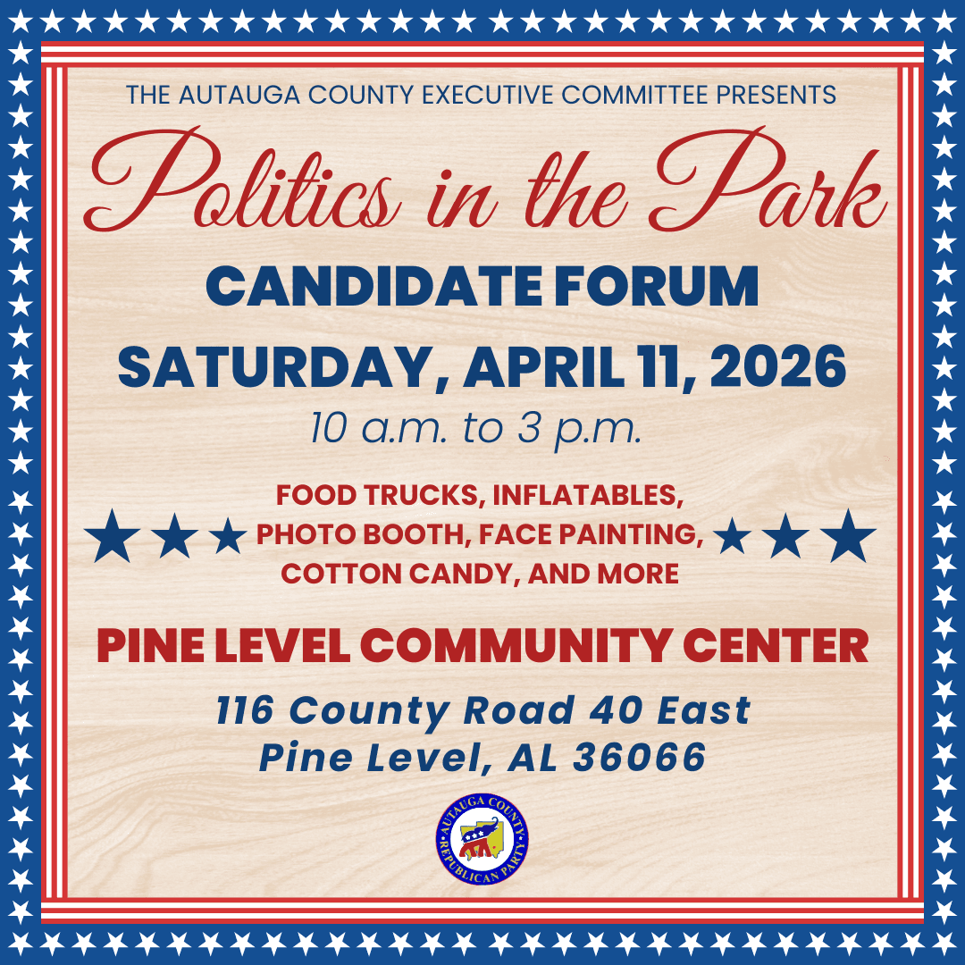 Autauga County GOP hosts Politics in the Park ahead of 2026 elections