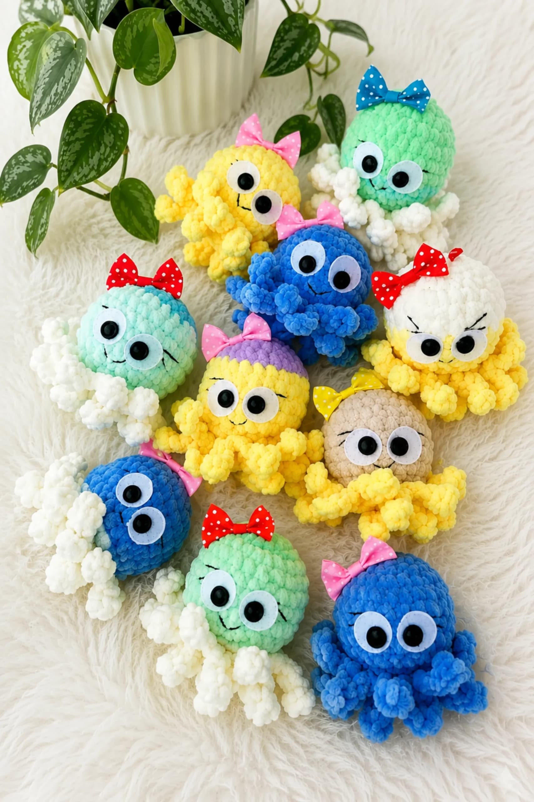 Martha Miller’s tiny octopus crochet pattern makes a quick, cute gift