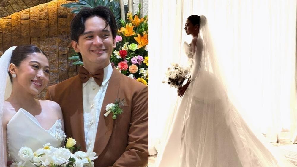 Isa Garcia Stuns in Rajo Laurel Gown at Wedding to Mikoy Morales
