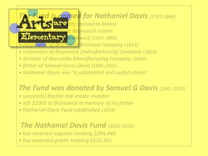 Brunswick Nathaniel Davis Fund Applications Open, Awards Range Up to $2,500