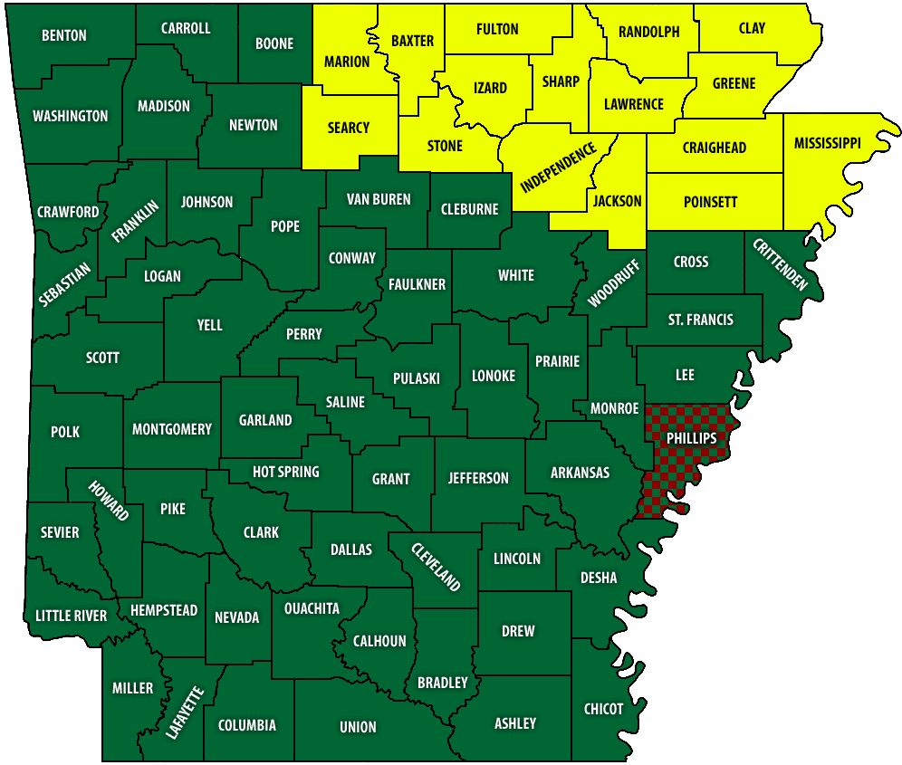Recent Rainfall Lifts Burn Bans Across Most of Arkansas