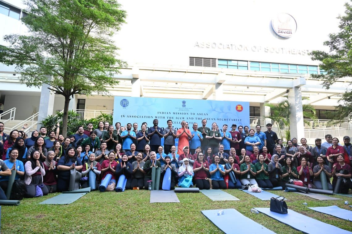 ASEAN marks International Day of Yoga, highlights India ties and wellbeing