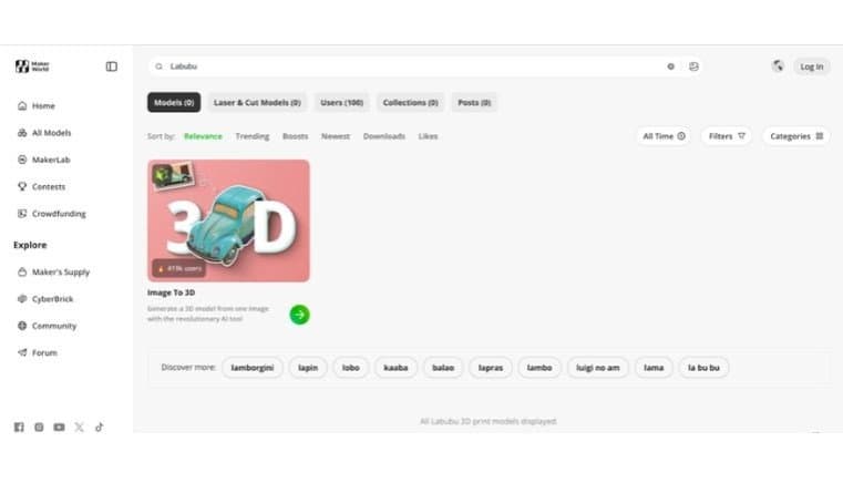 Pop Mart sues Bambu Lab in Shanghai over Labubu 3D print files