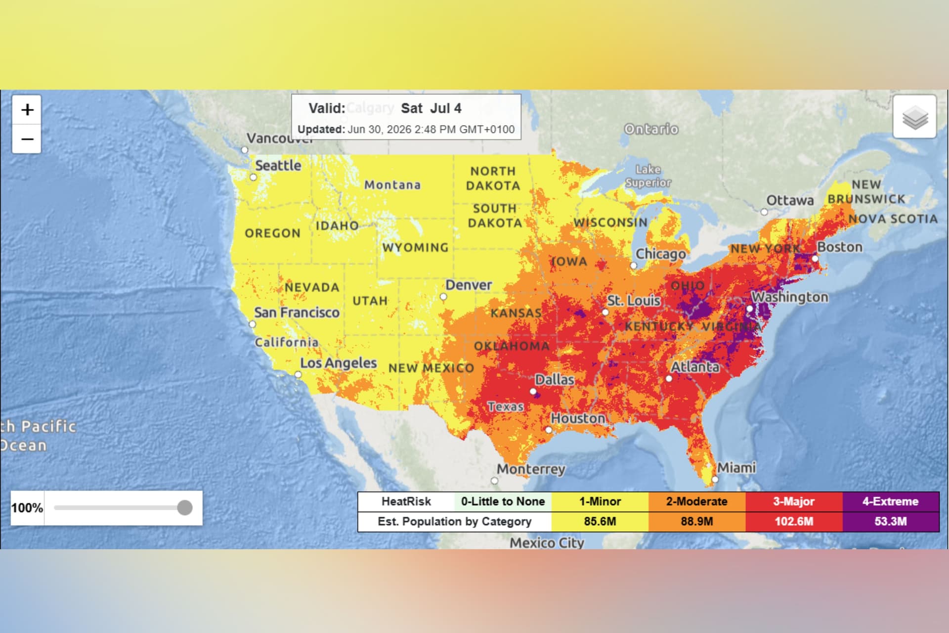 Record heat scorches Northeast as heat dome breaks July 4 records