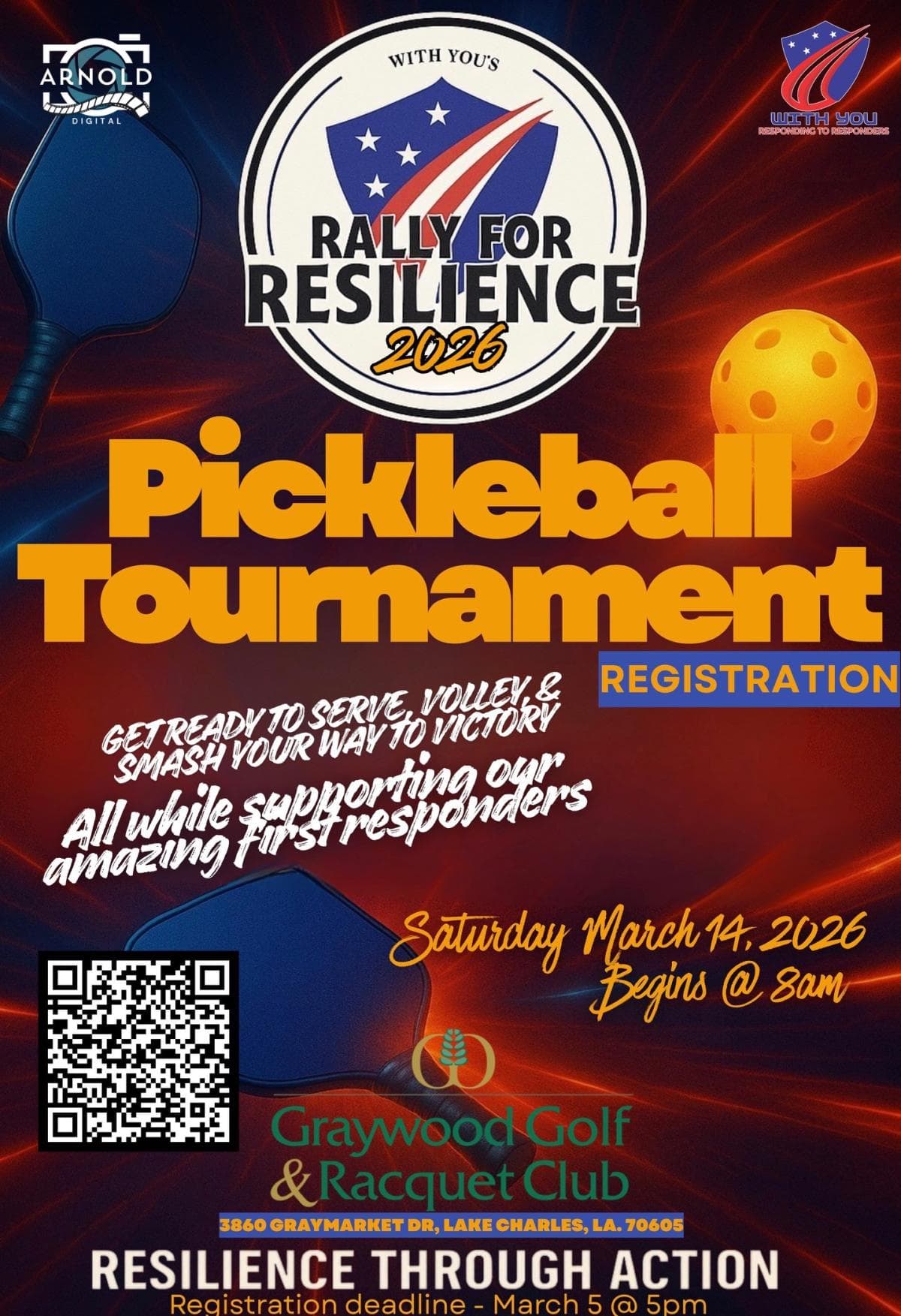 Local Amateurs Rally for Resilience at Lake Charles Charity Tournament