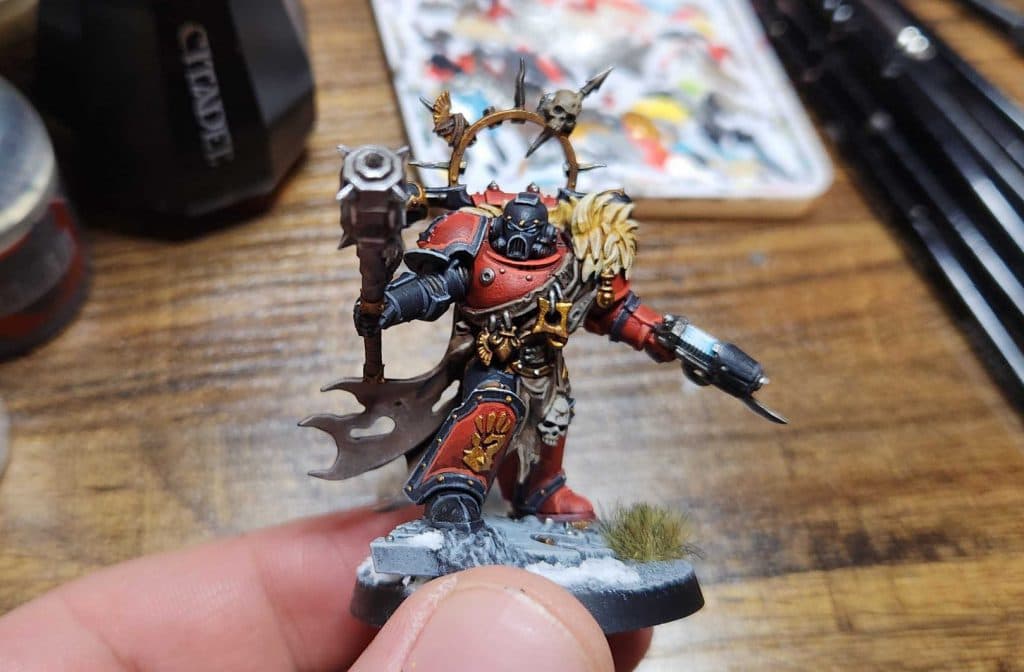 TheChirurgeon's event list leans toward painted Red Corsairs over Death Guard
