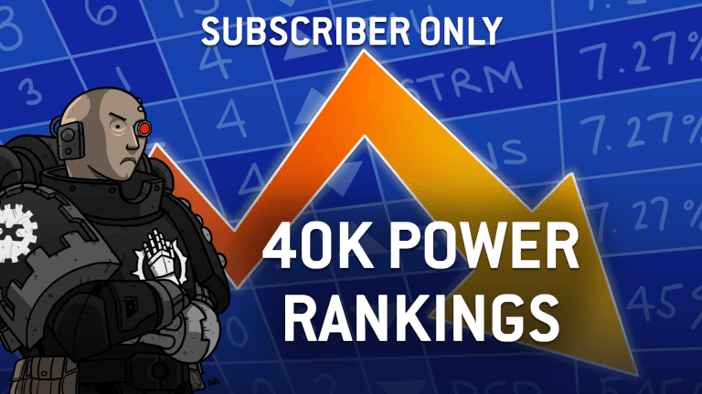 Goonhammer’s April 2026 40K power rankings track shifting tournament metagame