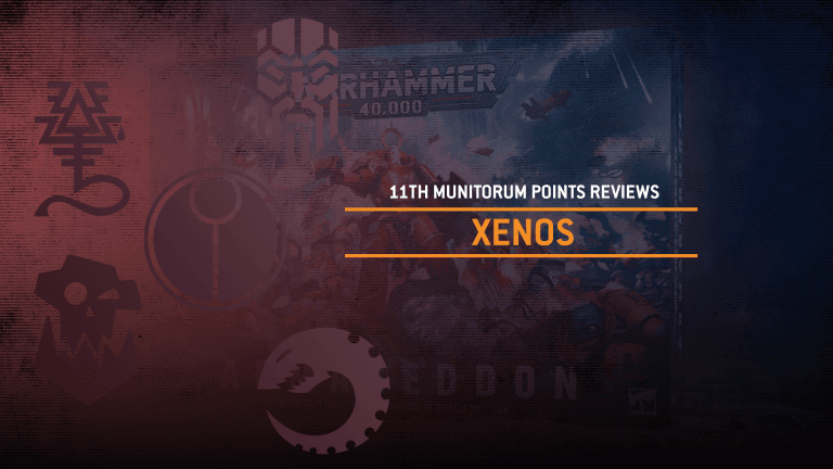 Tabletop Battles completes 11th Edition points review for Xenos armies