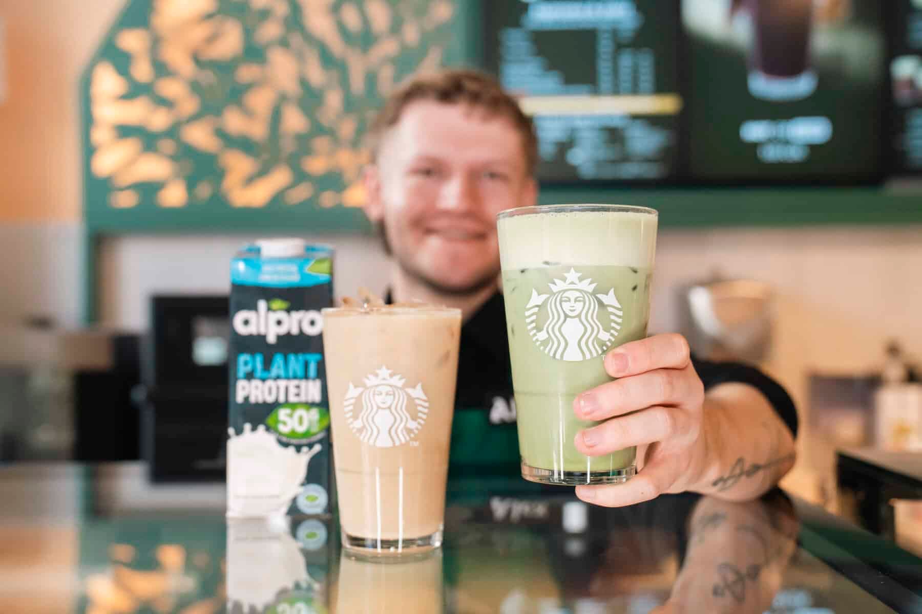 Alpro and Starbucks Germany add protein soy drinks to permanent menu