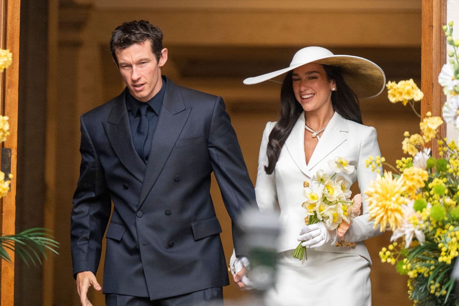 Dua Lipa’s wedding suit revives Bianca Jagger’s bridal rebellion