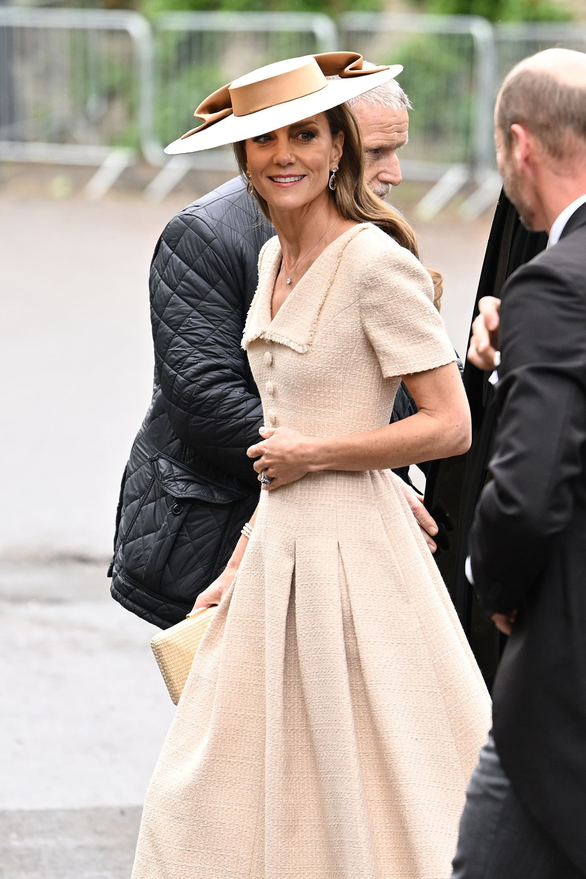 Celebrity wedding guests embrace bold colors and draped silhouettes in 2026