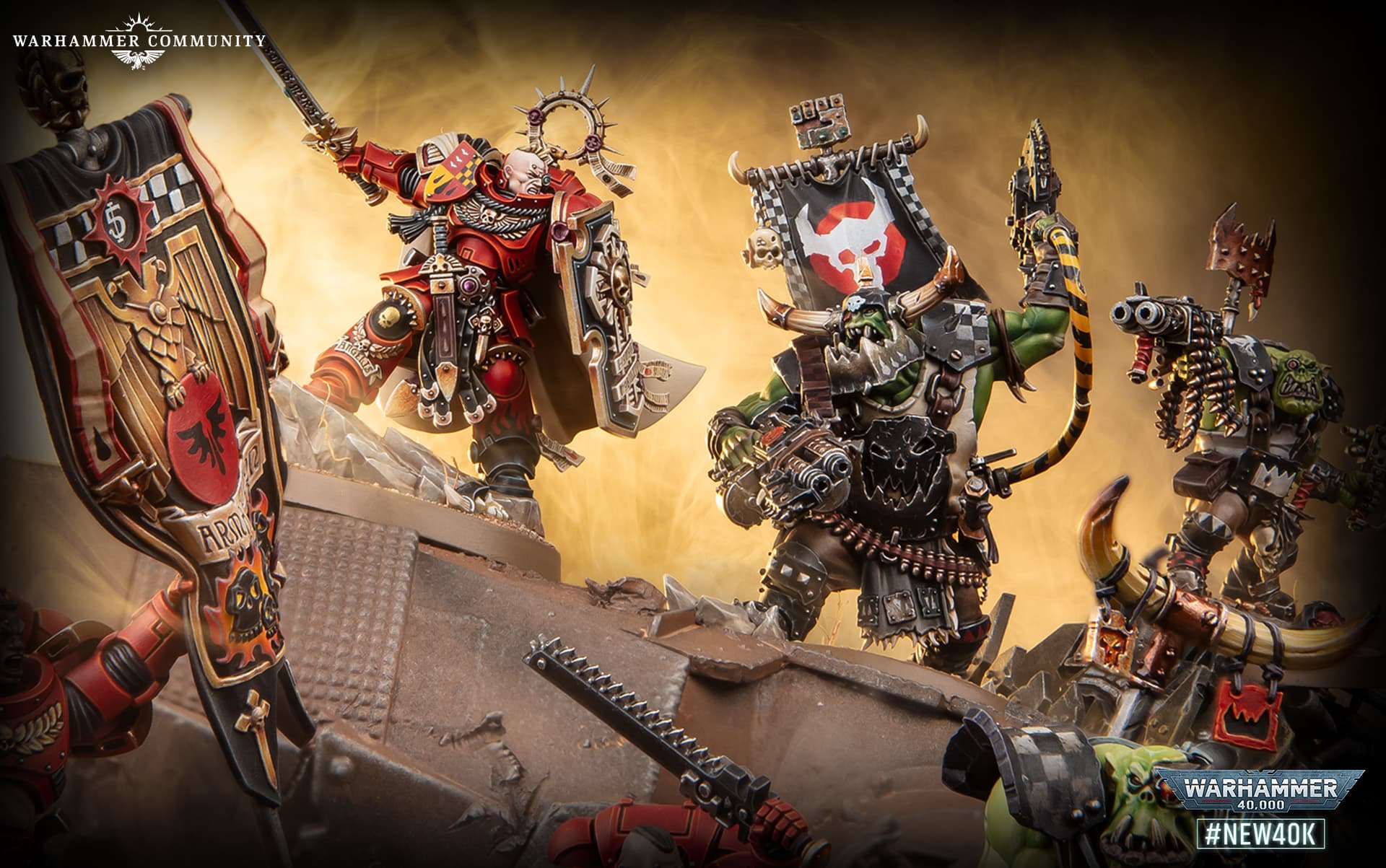 Warhammer Community preview spotlights Orks, ideal for bold miniature painting