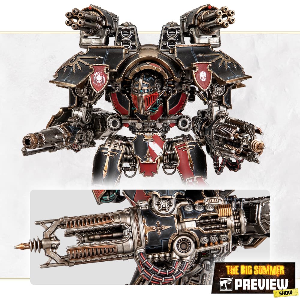 Warhammer 40,000 reveals new plastic Titan weapons for Warlords and Reavers