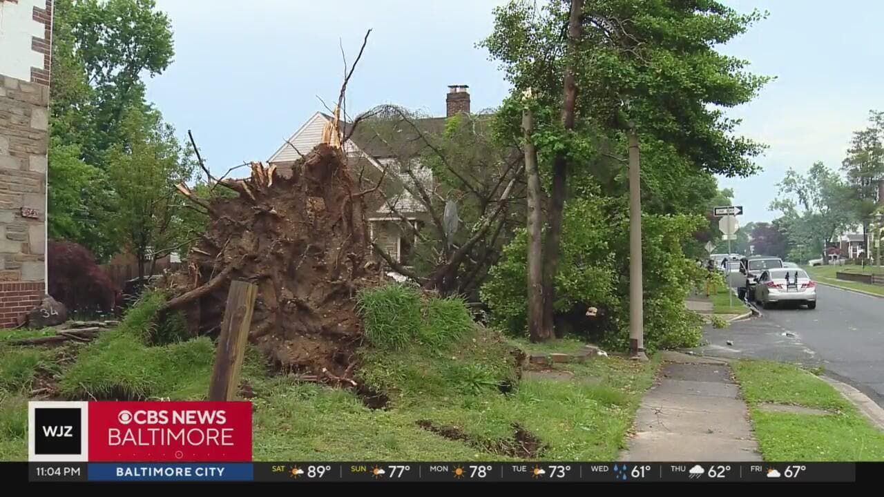 Severe Storms, Possible Tornadoes Threaten Baltimore Monday Afternoon