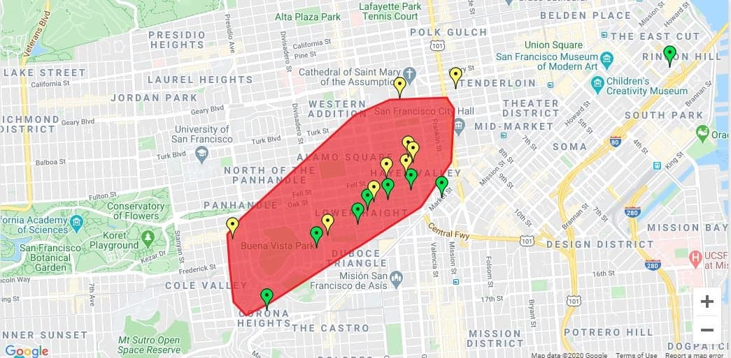 PG&E plans overnight outages near Civic Center and Richmond District