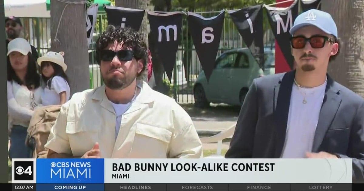 Hundreds Attend Bad Bunny Look-Alike Contest in San Francisco Before Super Bowl
